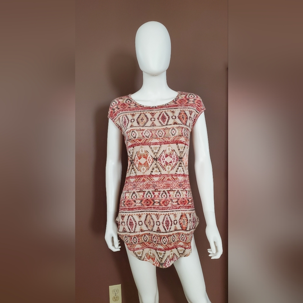 Women's multi pink knitted top